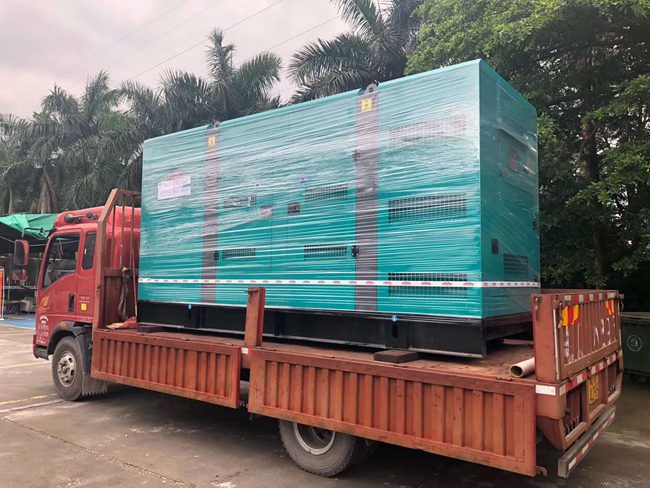 烏干達(dá)客戶采購靜音型柴油發(fā)電機組